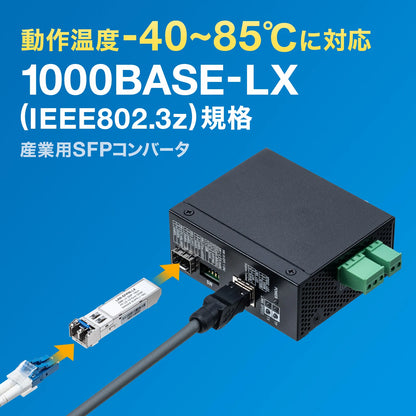 Industrial SFP Converter LAN-SFPIN-LX