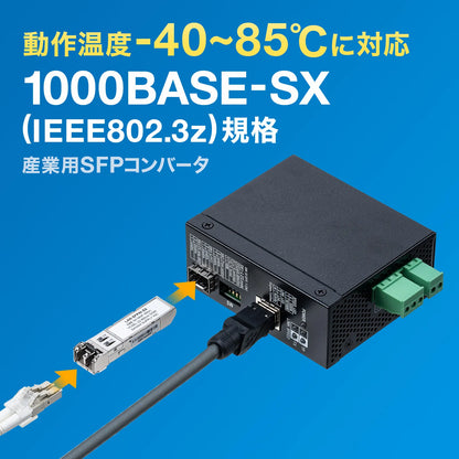 Industrial SFP Converter LAN-SFPIN-SX