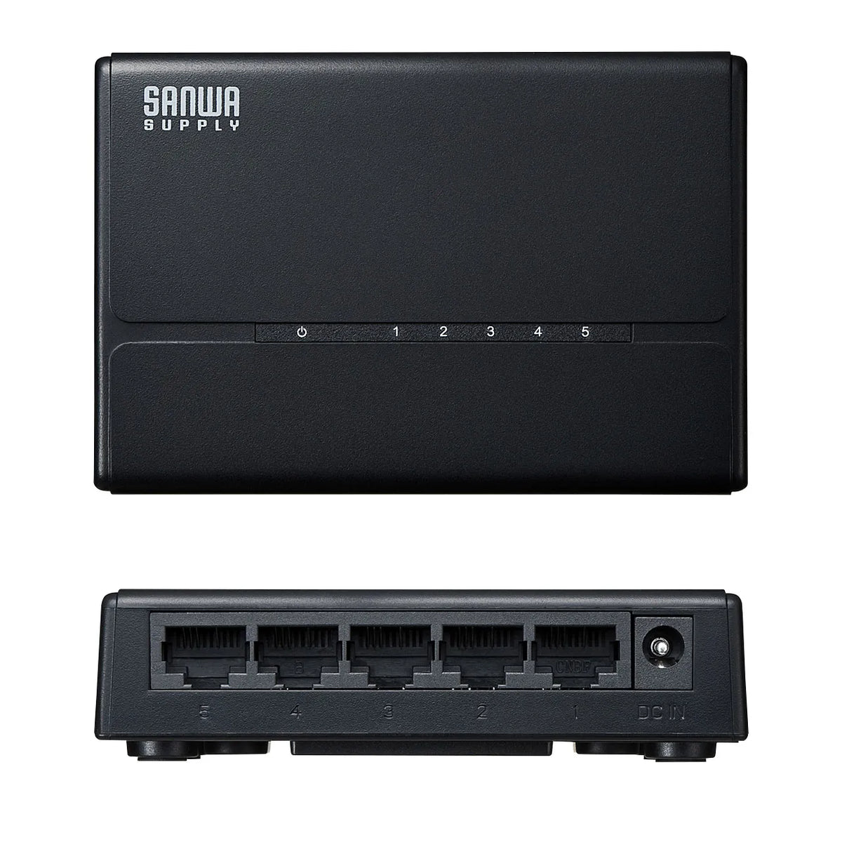Switching hub (5 ports, with magnet) LAN-SWHP501BK