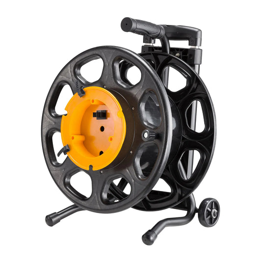 Cable reel (with telescopic handle and casters) LAN-TL21