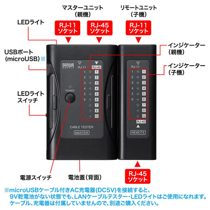 LAN Cable Tester LAN-TST6