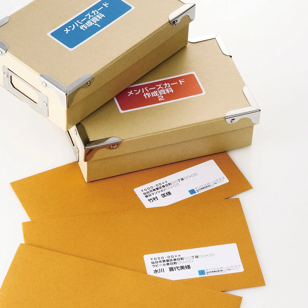Multi-label (12 labels per sheet, landscape orientation) LB-EM14N