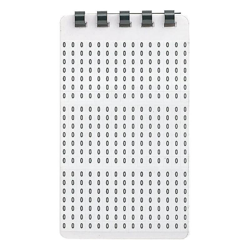 Number labels (#0-9) LB-LAN3N