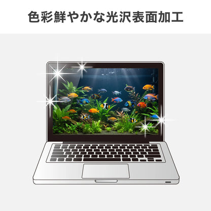 16.0-inch widescreen (16:10) compatible blue light cut LCD protective film, fingerprint resistant, glossy film LCD-160WBC