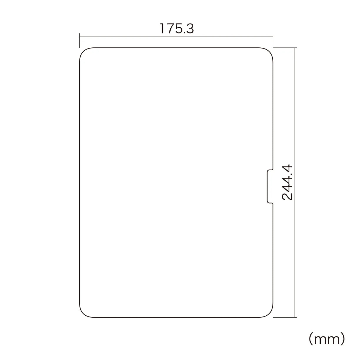 Apple iPad Air 11-inch M2 LCD Protective Anti-Fingerprint Glossy Film LCD-IPAD241KFP