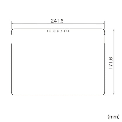 Blue light cut LCD protective film with fingerprint and reflection protection for Microsoft Surface Go 2 LCD-SF9BCAR