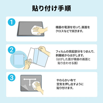 Paper-like anti-reflective film compatible with Wacom Movink 13 pen tablet LCD-WM13P
