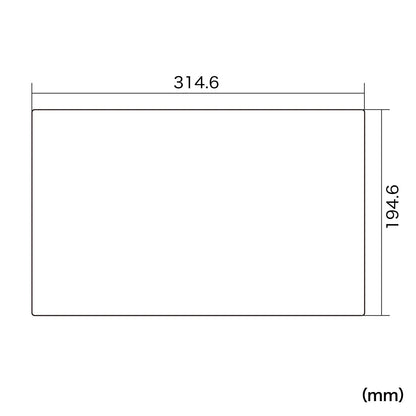 Paper-like anti-reflective film compatible with Wacom Movink 13 pen tablet LCD-WM13P