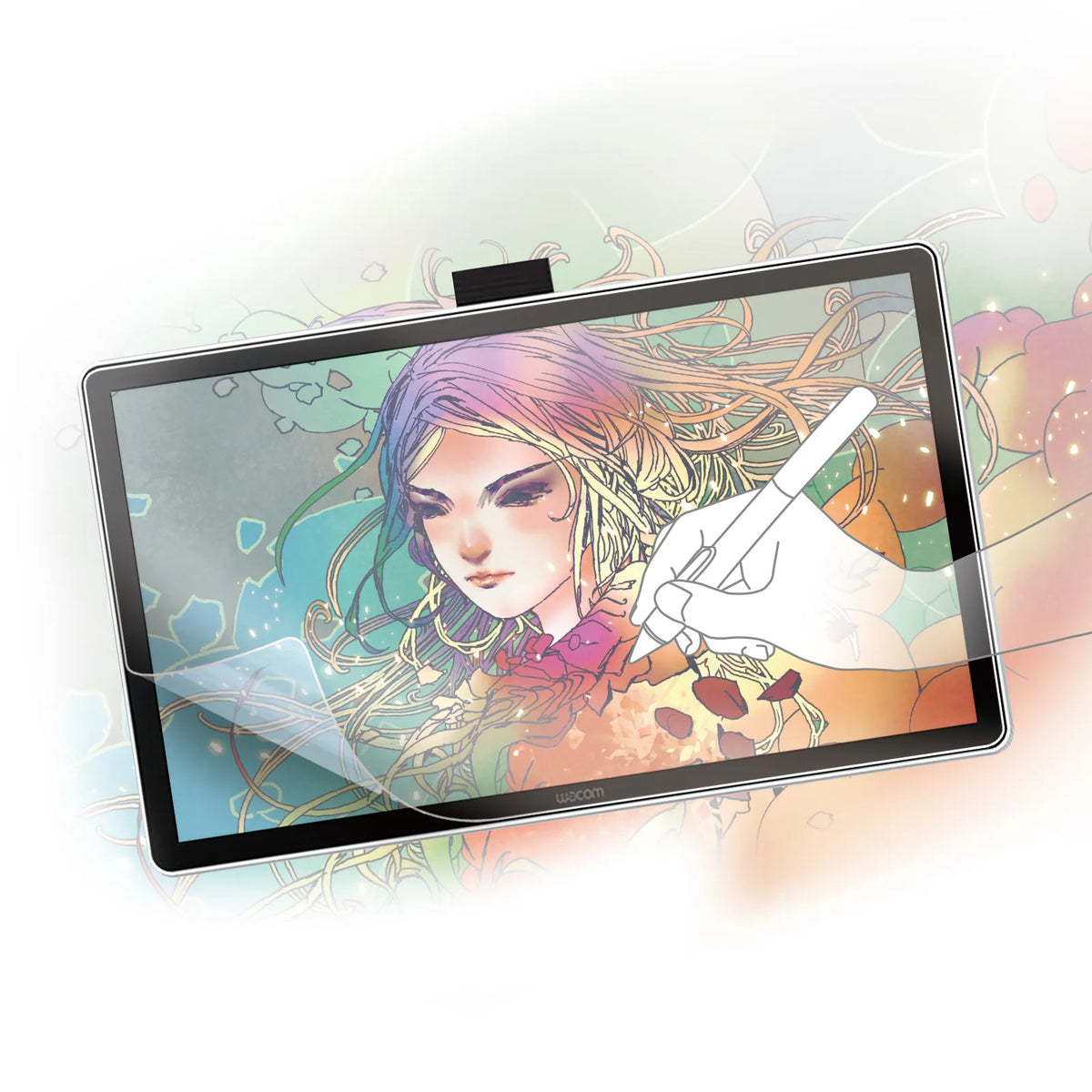 Wacom One LCD Pen Tablet 14-inch compatible paper-like texture anti-reflective film LCD-WO14P
