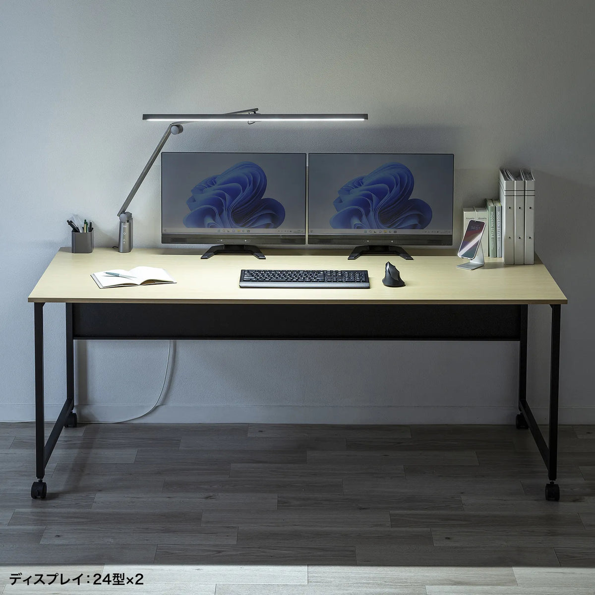 Clamp-mounted LED desk light LED-DESK2GM