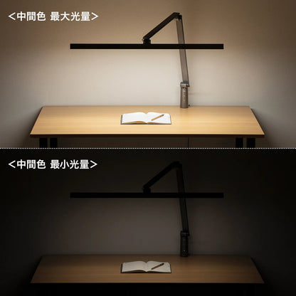 Clamp-mounted LED desk light LED-DESK2GM