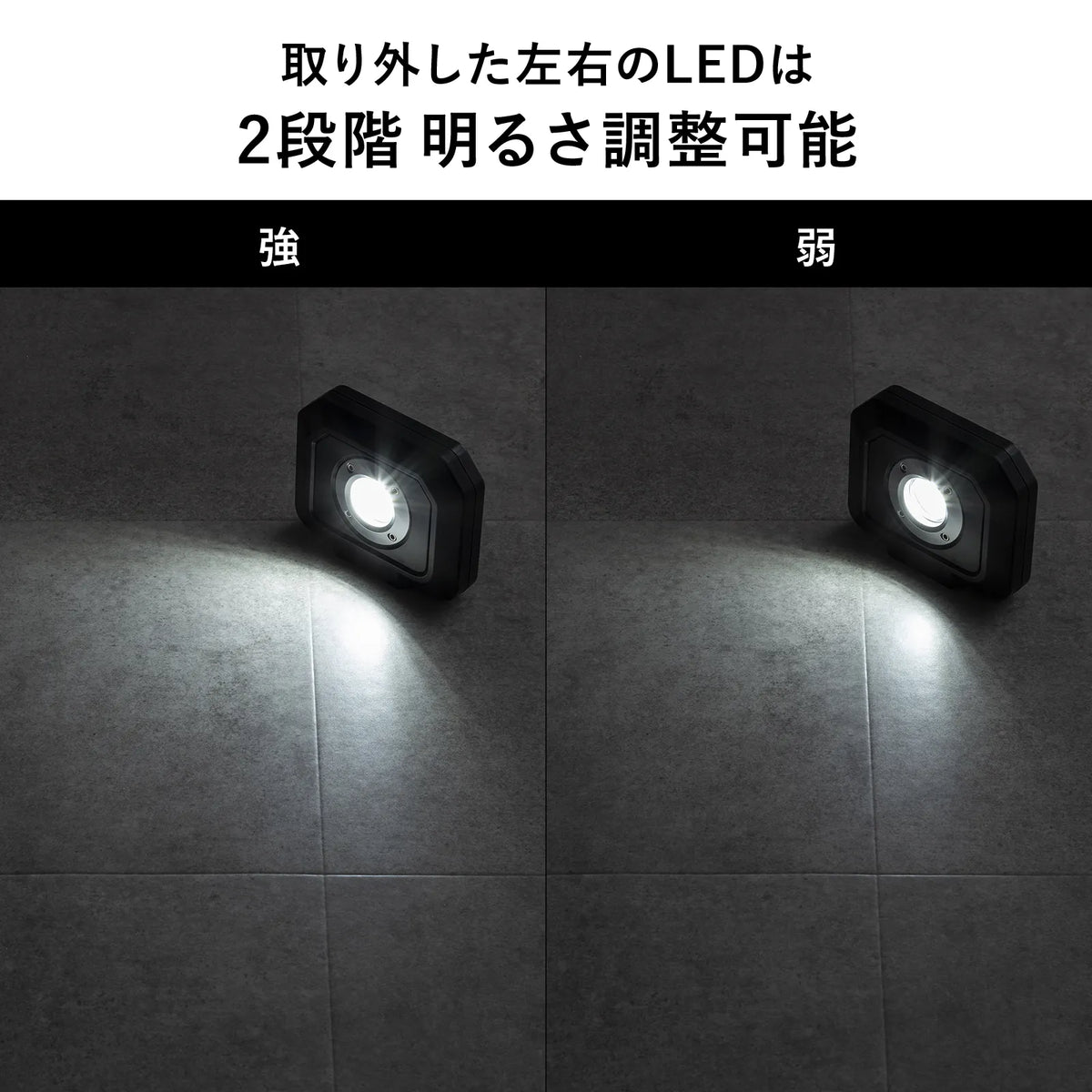 High-brightness LED floodlight (rechargeable) LED-FL1BK