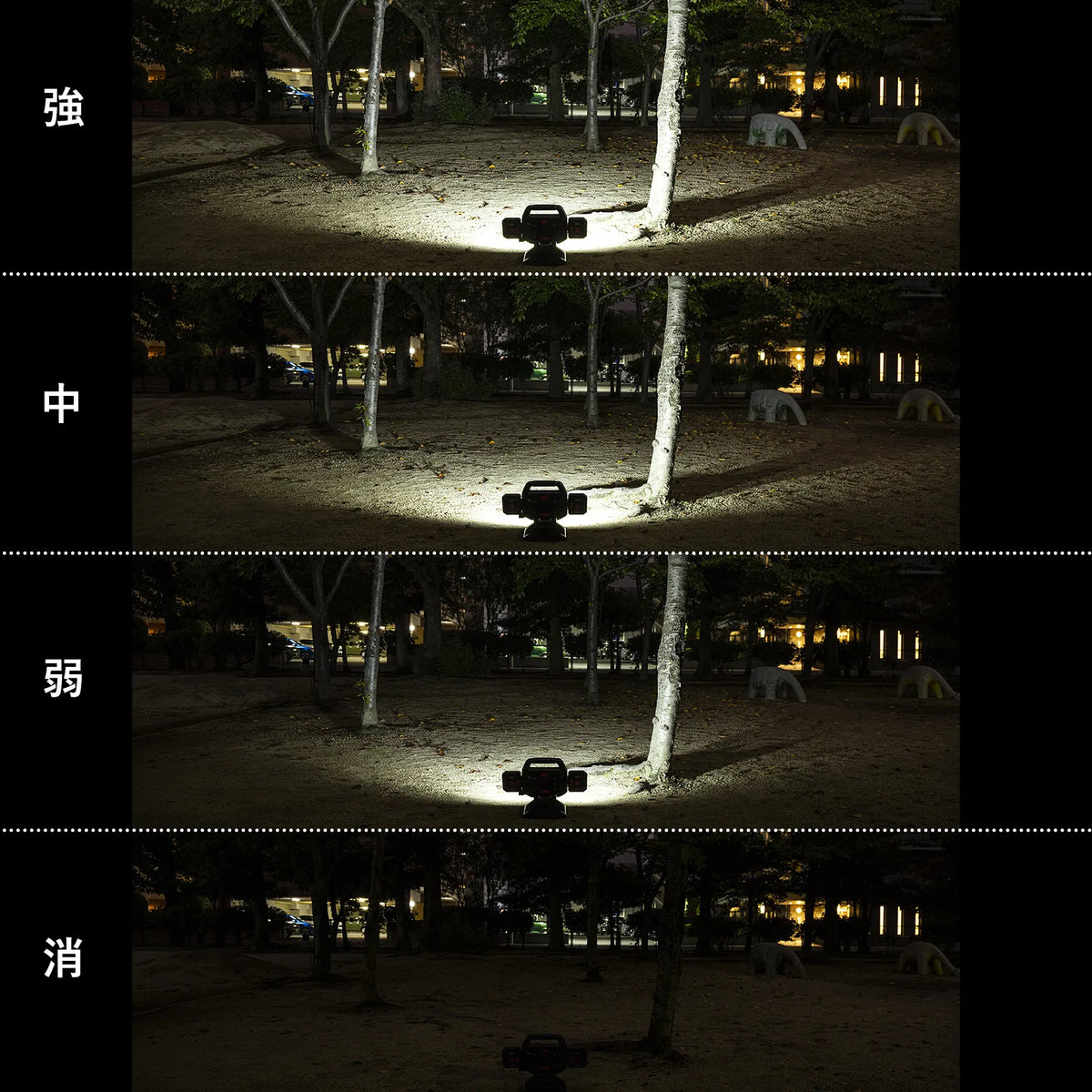 High-brightness LED floodlight (rechargeable) LED-FL1BK