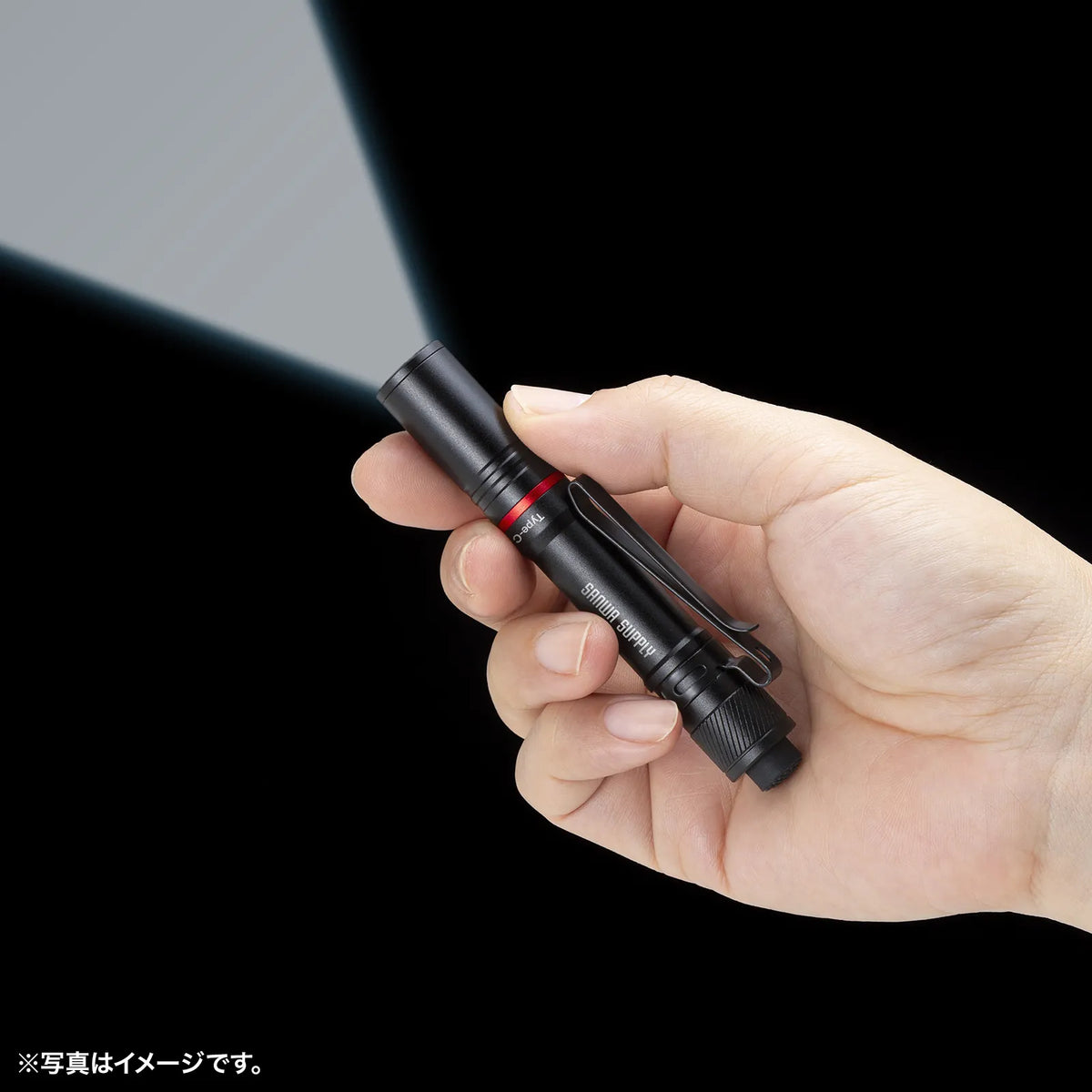 ペン型ライト（ショートタイプ） LED-PEN2BK