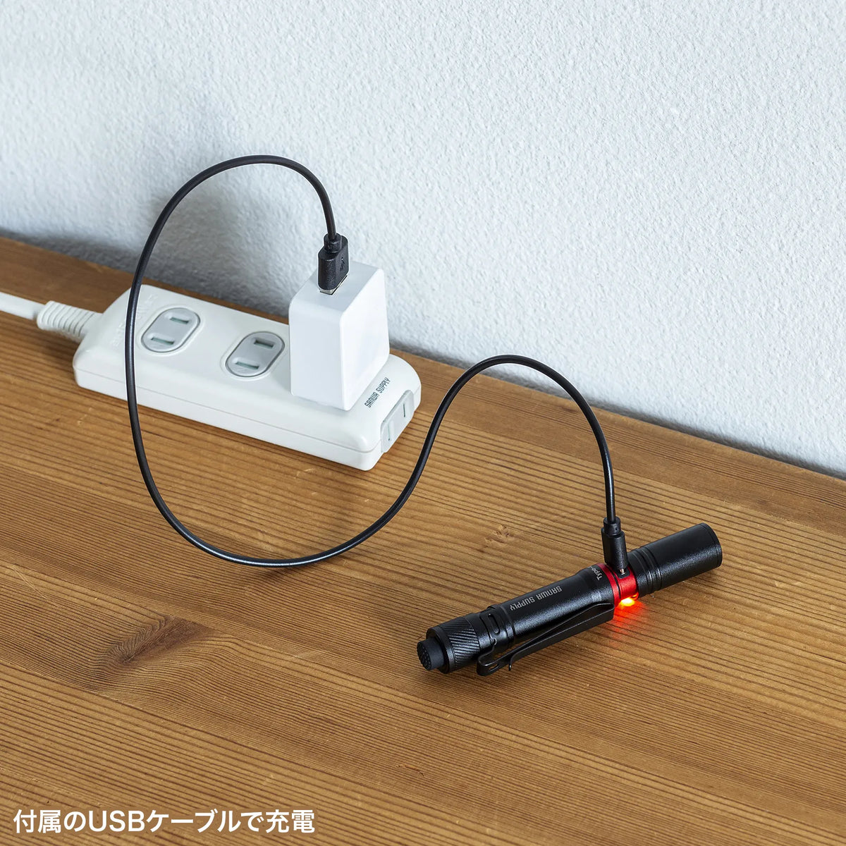 ペン型ライト（ショートタイプ） LED-PEN2BK