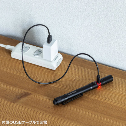 ペン型ライト（ロングタイプ） LED-PEN3BK