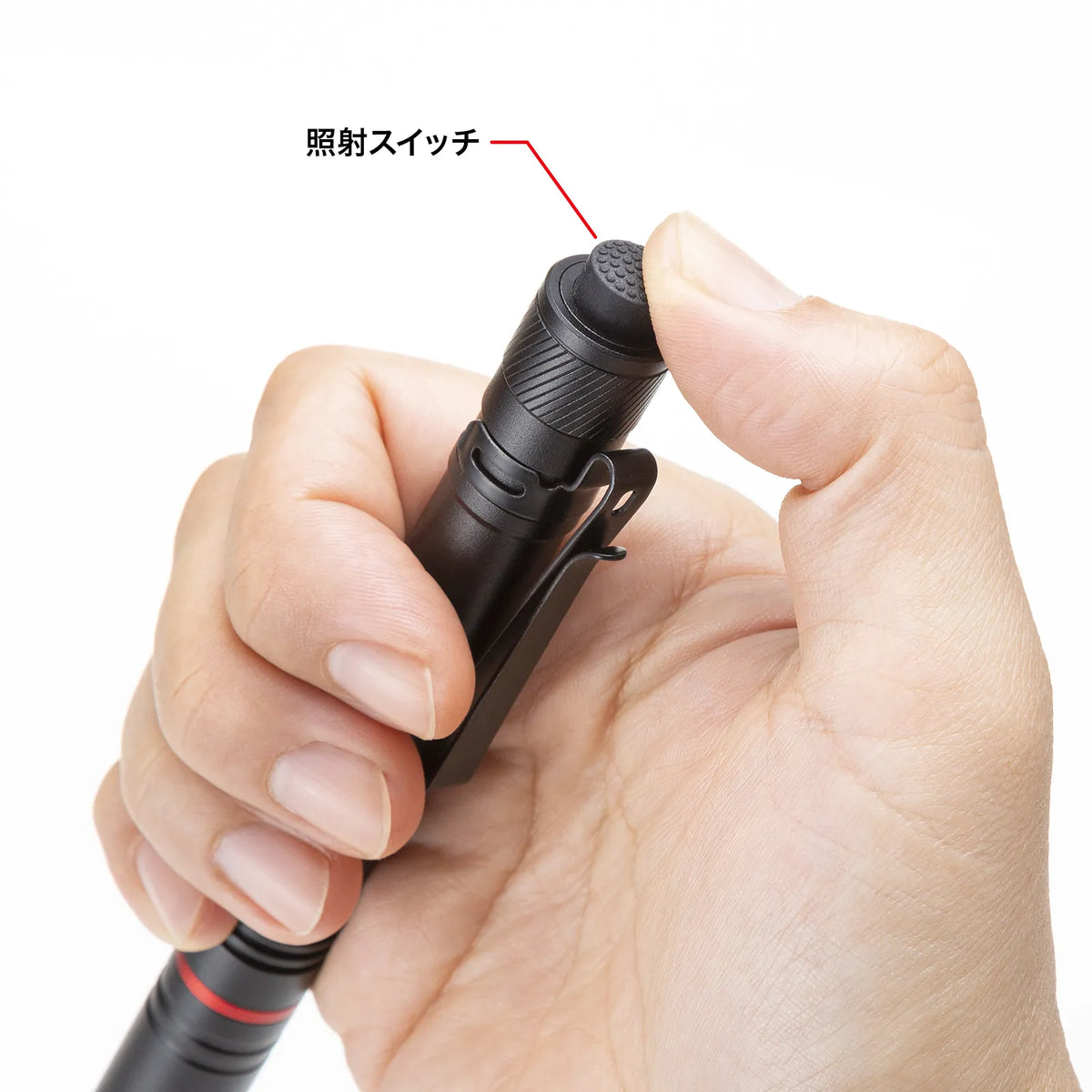 ペン型ライト（ロングタイプ） LED-PEN3BK