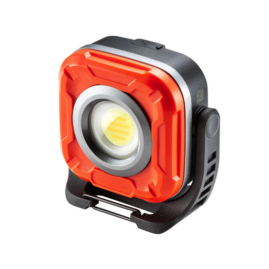 充電式 LED作業灯（無段階調光・角度調整・防水IPX6・多用途設置） LED-WL2