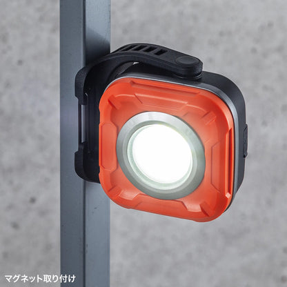 Rechargeable LED work light (stepless dimming, angle adjustment, waterproof IPX6, multi-purpose installation) LED-WL2
