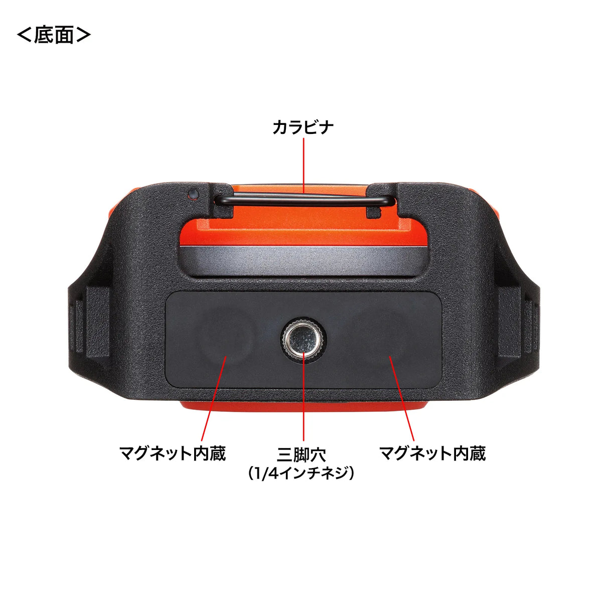 Rechargeable LED work light (stepless dimming, angle adjustment, waterproof IPX6, multi-purpose installation) LED-WL2