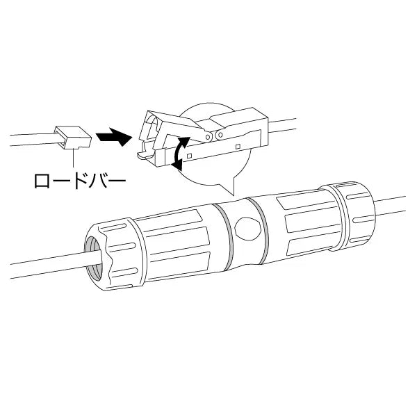 Cable joint (with shield and protective cover) LFNCC-56S-WP