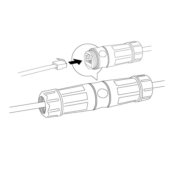 Cable joint (with shield and protective cover) LFNJJ-56S-WP