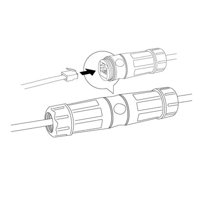 Cable joint (with shield and protective cover) LFNJJ-56S-WP