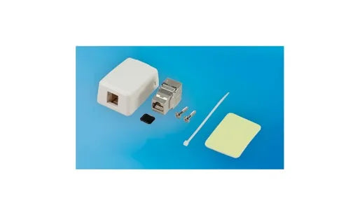 Category 6A mounting box (1P/shielded jack included) LMB-6A-1K