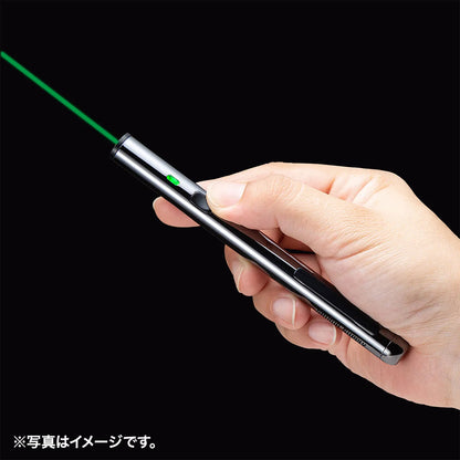 グリーンレーザーポインター（電池長寿命） LP-GL1015BK