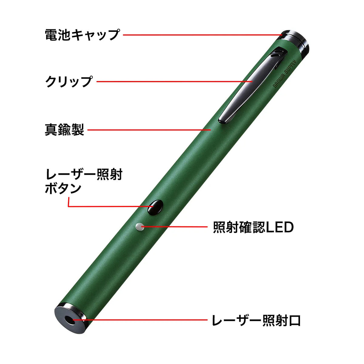 Green Laser Pointer LP-GL1017G