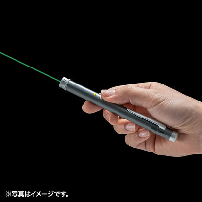 Variable beam shape green laser pointer LP-GL1018GY