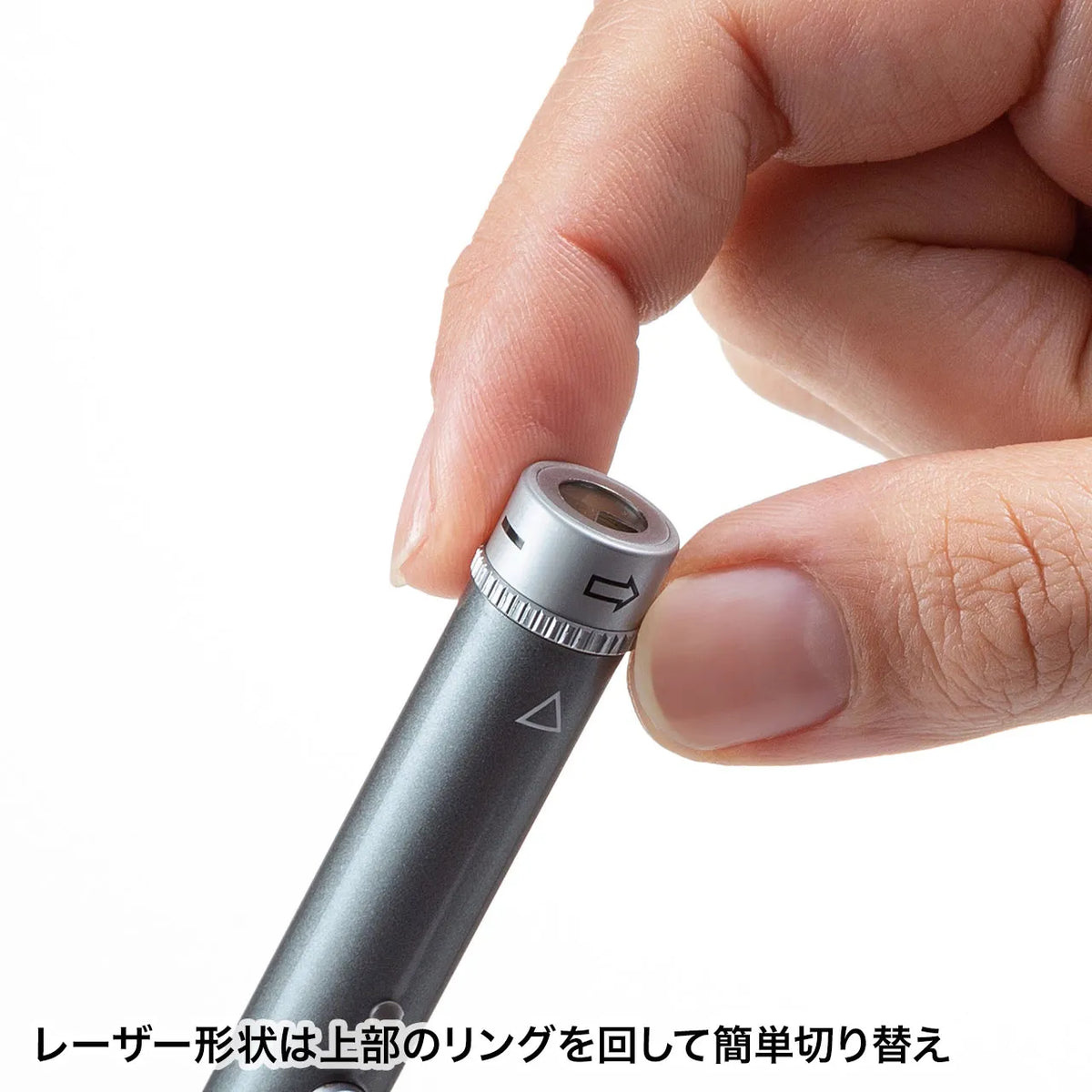 Variable beam shape green laser pointer LP-GL1018GY