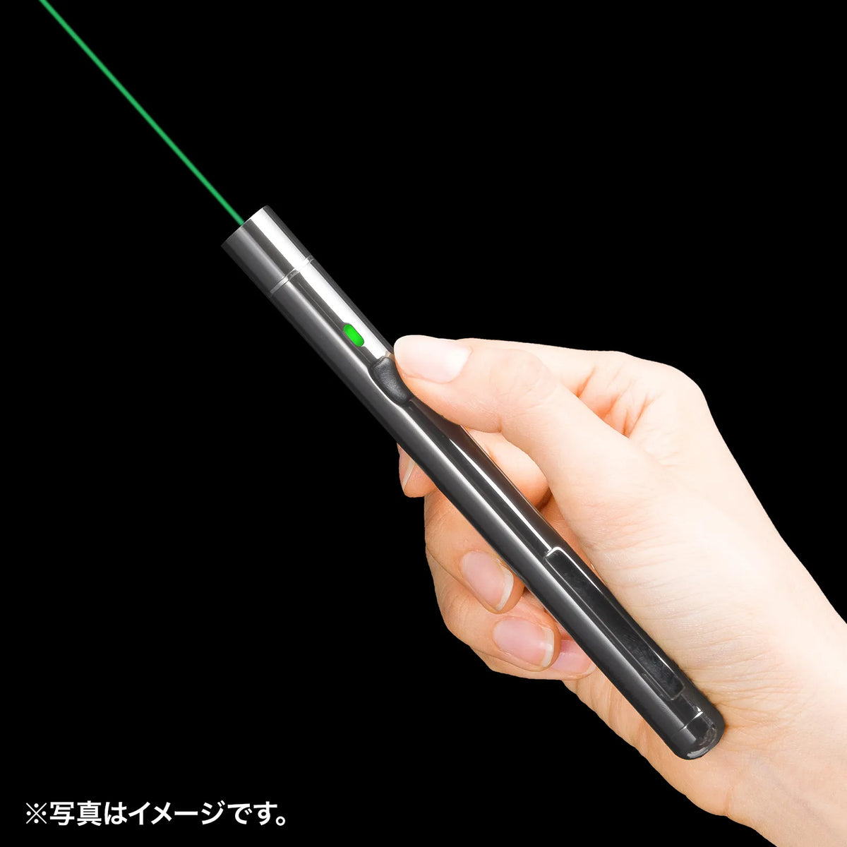 Variable beam diameter green laser pointer LP-GL1019BK