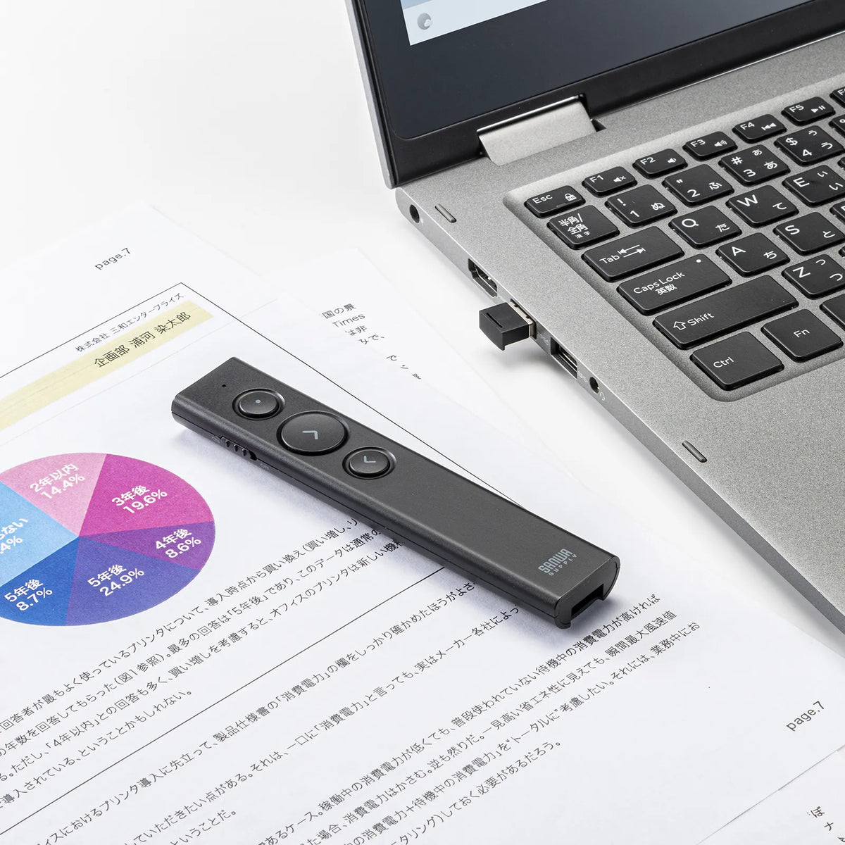 USB rechargeable power pointer LP-RF116BK