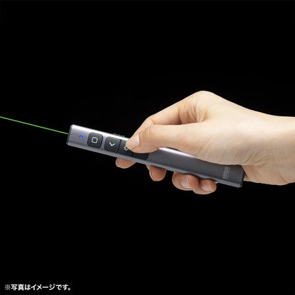 Green Laser Pointer (PowerPoint compatible, rechargeable) LP-RF117GM