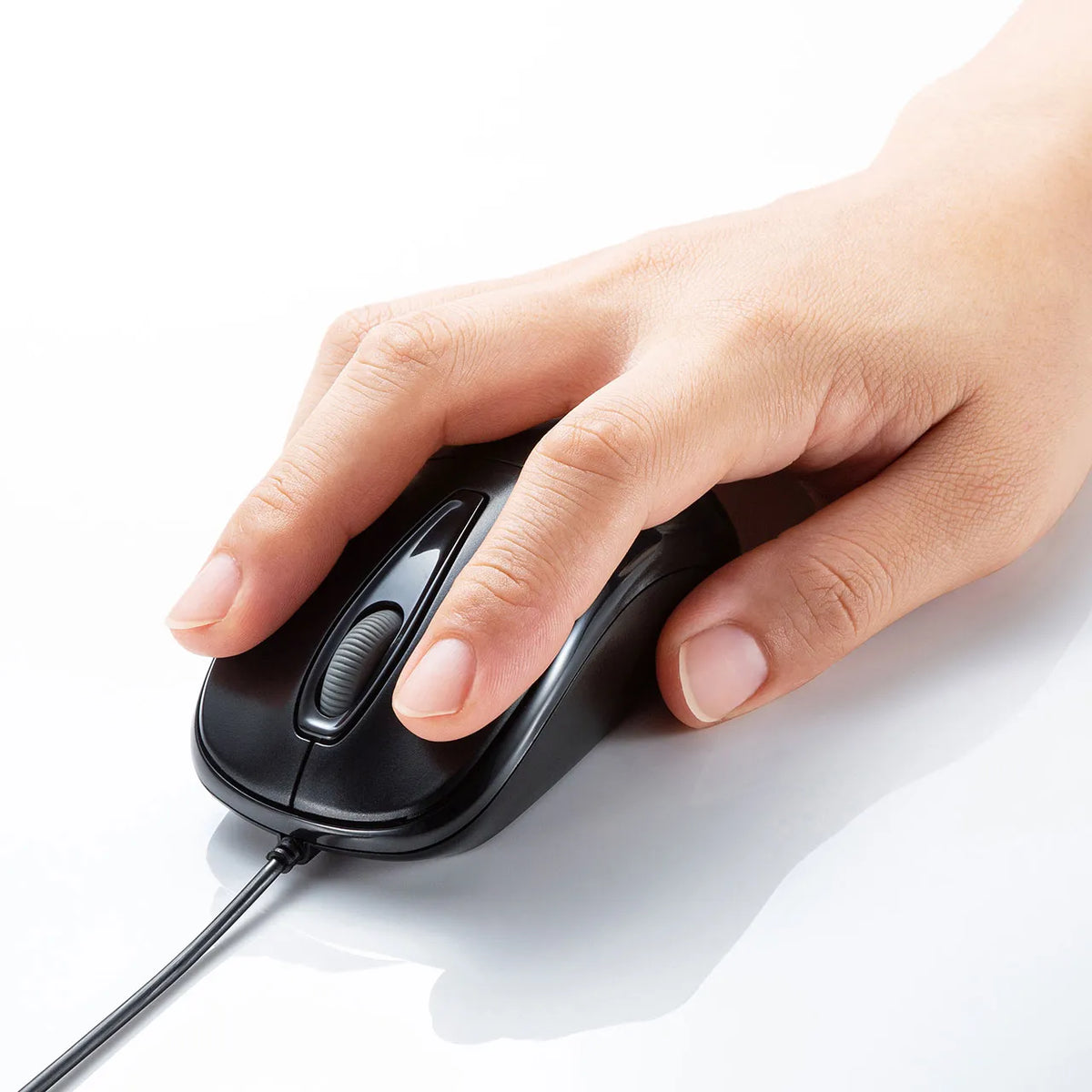 Silent wired optical mouse MA-122HBK