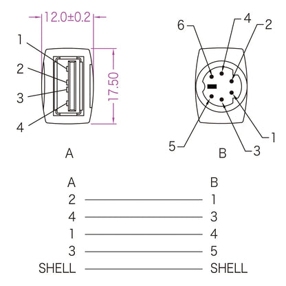 USB-PS/2変換アダプタ MA-50ADN