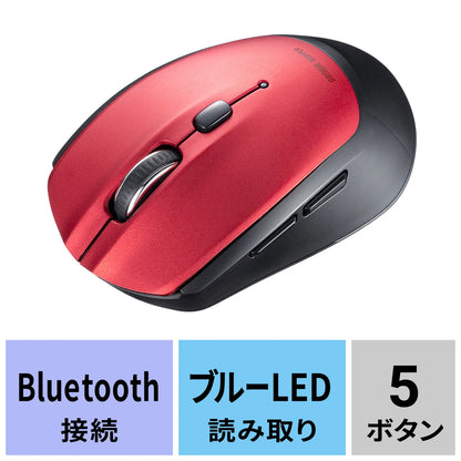Bluetooth Blue LED Mouse (5 buttons) MA-BB509R