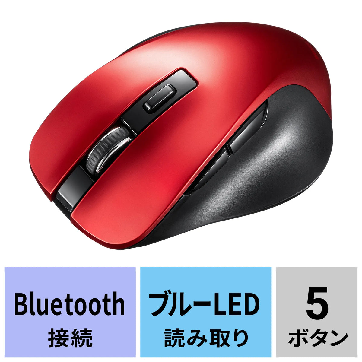 Bluetooth Blue LED Mouse (5 buttons) MA-BB518R