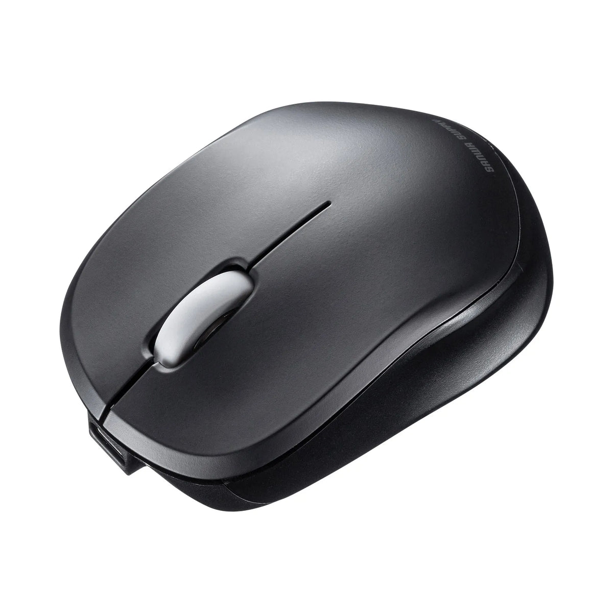 Silent Bluetooth Blue LED Mouse (Rechargeable) MA-BBS308BK