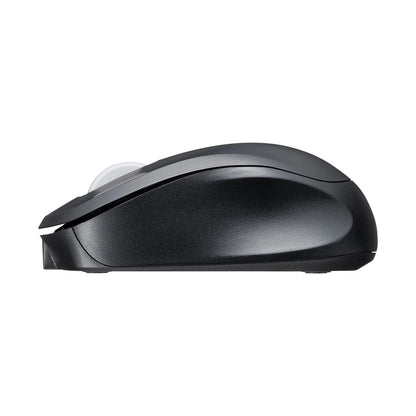 Silent Bluetooth Blue LED Mouse (Rechargeable) MA-BBS308BK