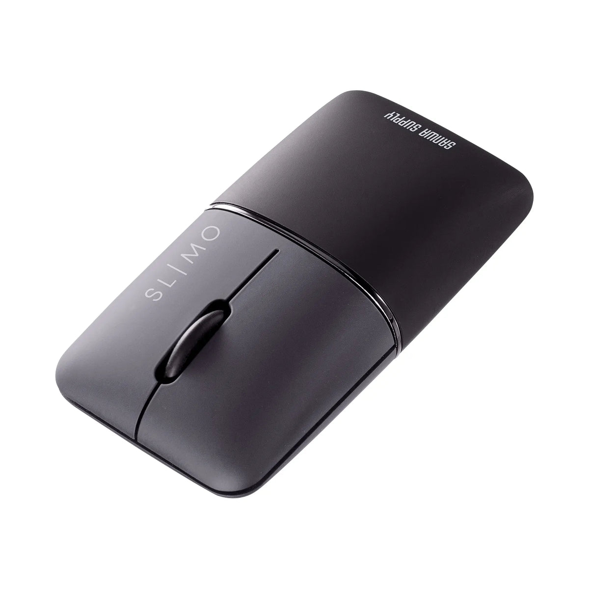 Silent Bluetooth Blue LED Mouse SLIMO (Rechargeable) MA-BBS310BK