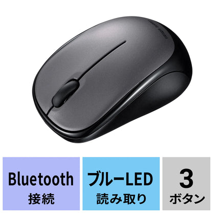 Silent Bluetooth Blue LED Mouse MA-BBS311DSN
