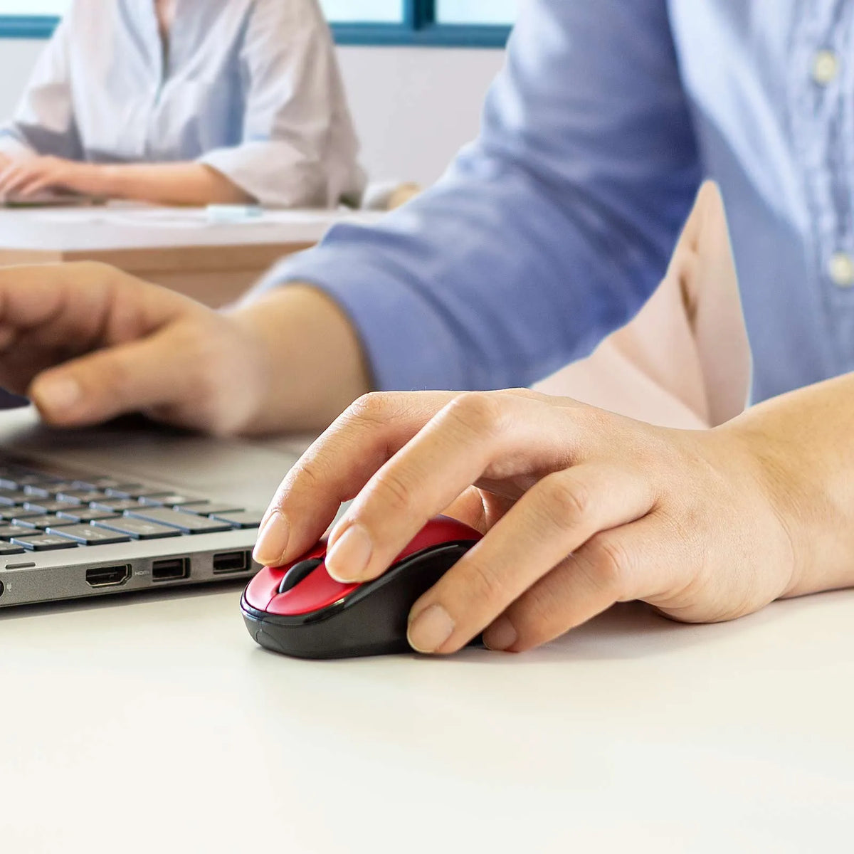 Silent Bluetooth Blue LED Mouse MA-BBS311RN