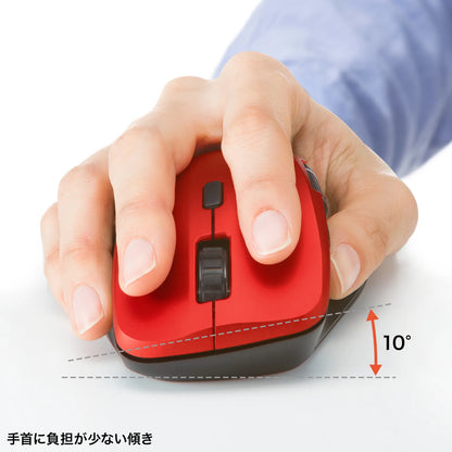 静音Bluetoothマウス（サイドホイール付き・5ボタン） MA-BBS523R
