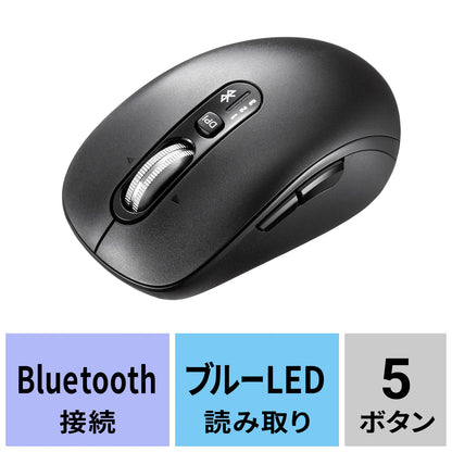 Silent Bluetooth Mouse (Tilt Wheel & High-Speed Scrolling) MA-BBS529BK