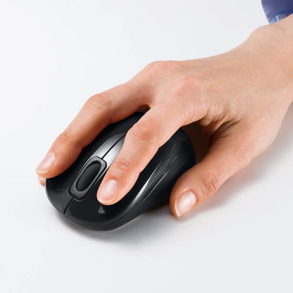 Antibacterial, silent Bluetooth blue LED mouse MA-BBSK315BK