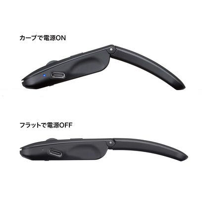 Silent Bluetooth 5.0 IR LED Mouse (3-button, slim design) MA-BIS3116BK