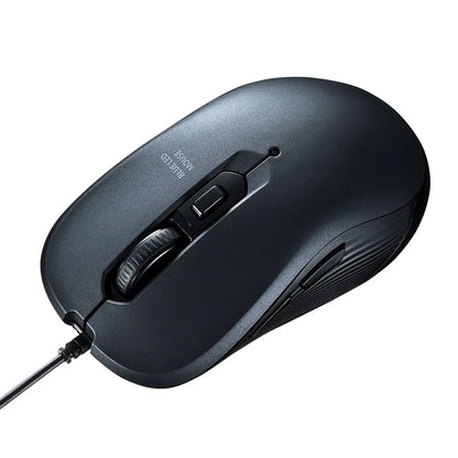 有線ブルーLEDマウス MA-BL114GM