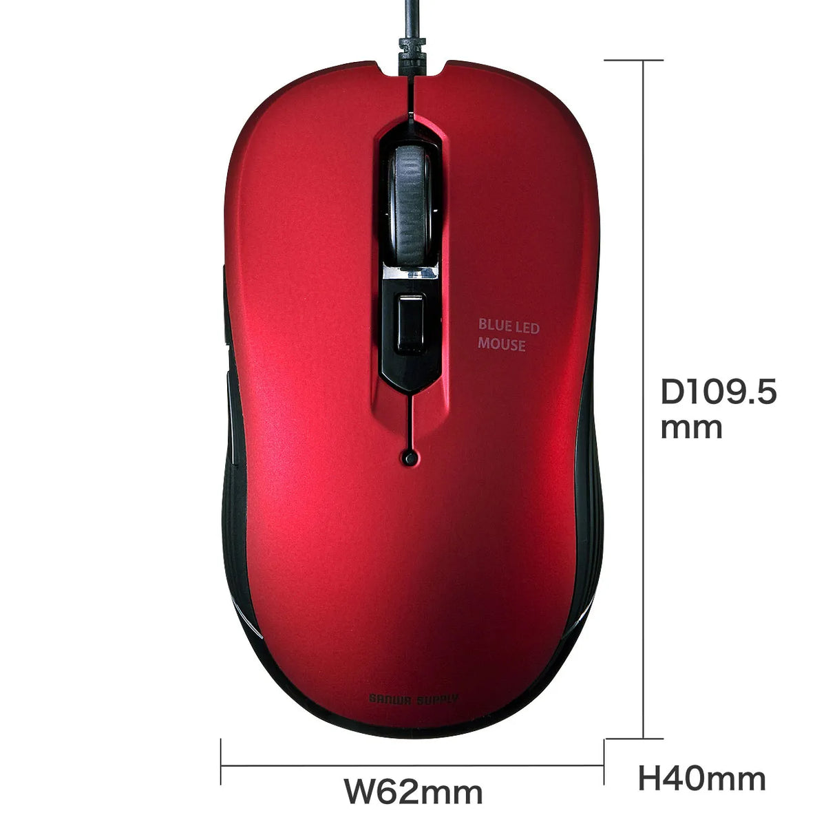Wired Blue LED Mouse MA-BL114R